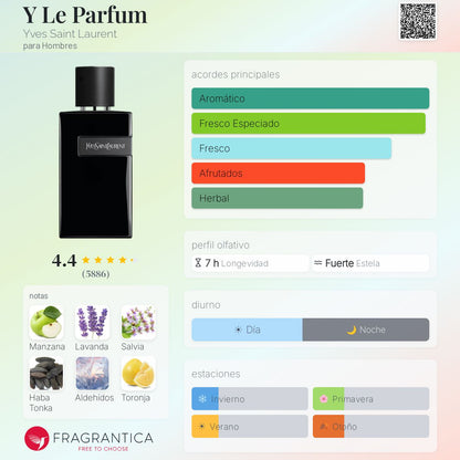 Y Le Parfum Yves Saint Laurent